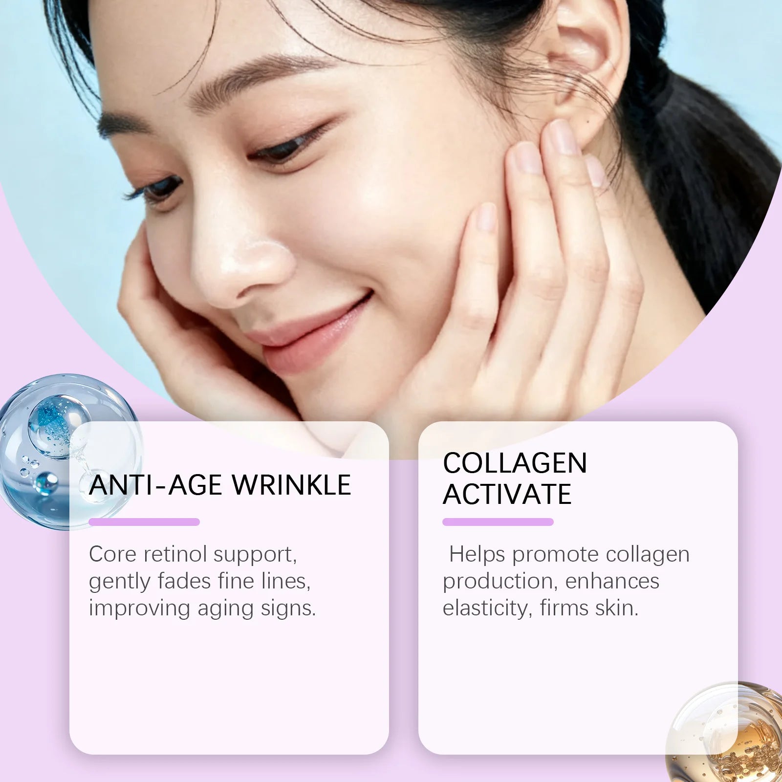 Retinol Anti-Aging Facial Serum for Firming and Smoothing Skin - 8