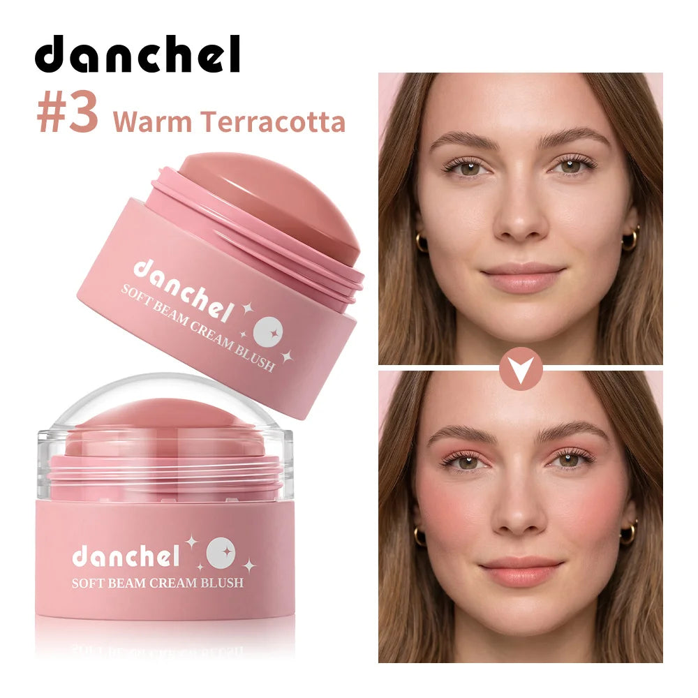 Multi-Use Cream Blush for Cheeks Lips and Eyes - 1
