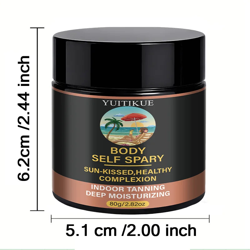 Sun-Kissed Body Tanning Cream Moisturizing Bronzer 80g