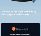 Dreamlight 4S Pro Memory Foam Sleeping Eye Mask Light Blocking Sleep Aid