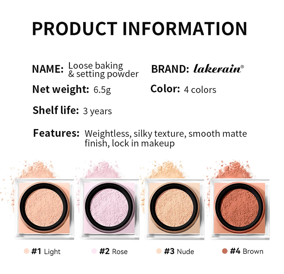 Matte Setting and Baking Loose Face Powder - 14