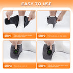 Heated Ankle Massager with Vibration Therapy for Pain Relief