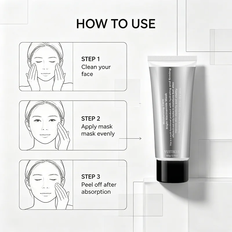 YUITIKUE Niacinamide Face Mask Hydrating Brightening Wash Off Treatment - 8