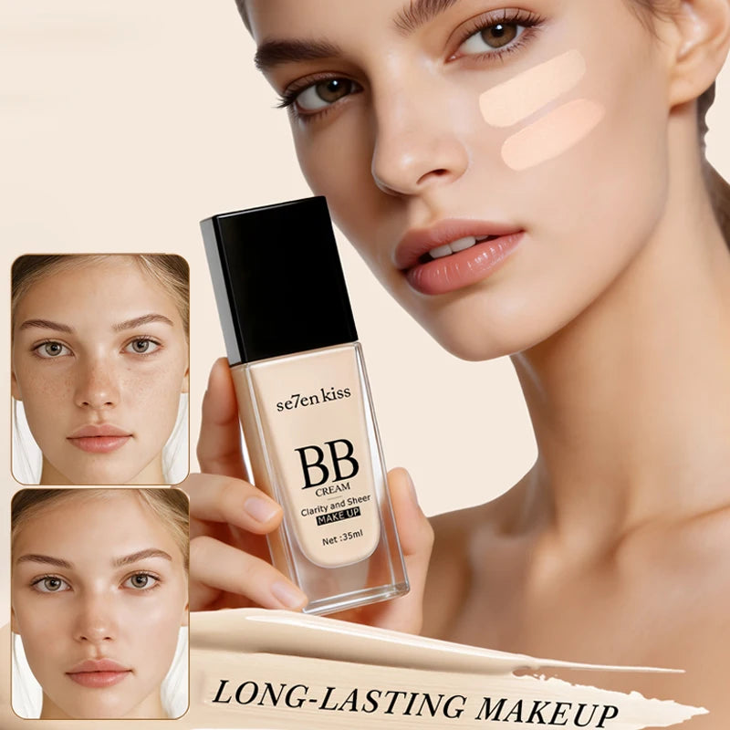 Se7en Kiss Moisturizing BB Cream Foundation Waterproof Liquid Makeup