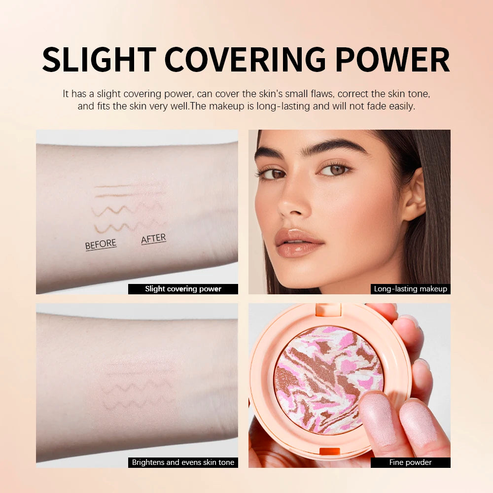 Baked Color Correcting Face Powder Foundation - 6