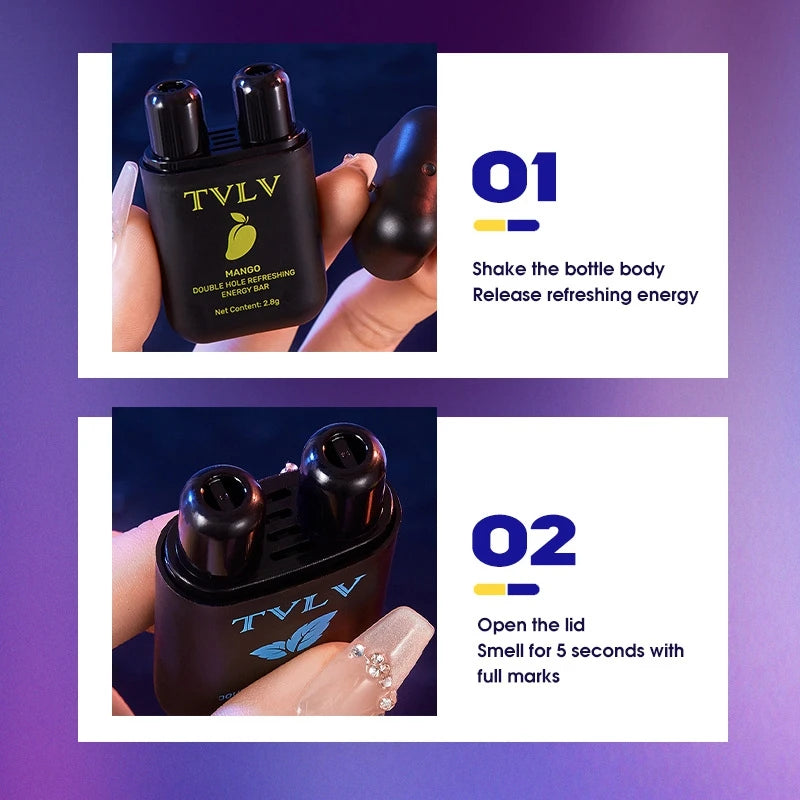 Double Hole Aromatherapy Energy Inhaler Stick - 6