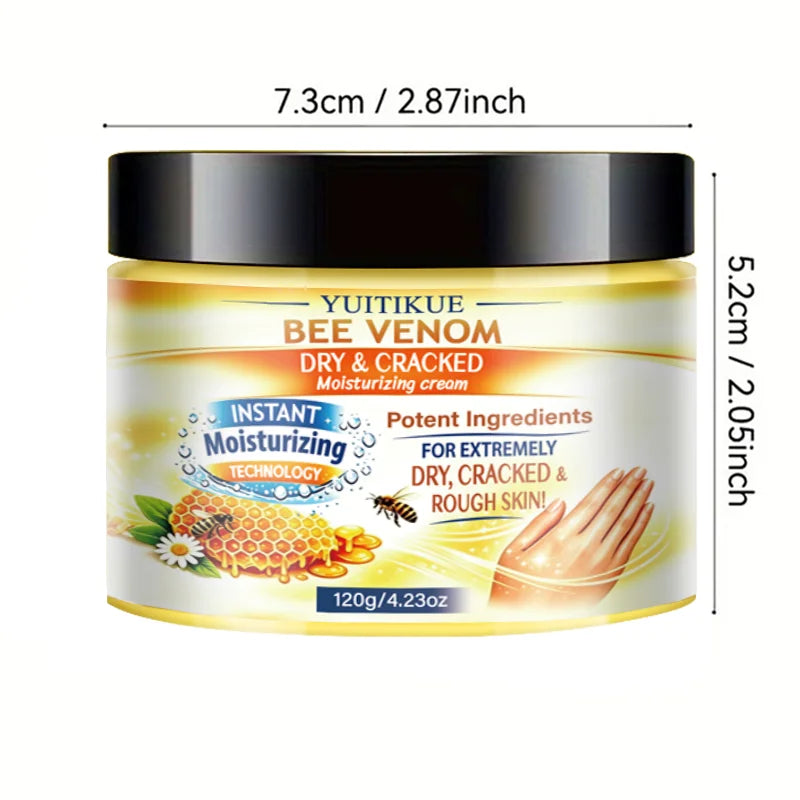 YUITIKUE Bee Venom Hand Cream Deep Moisturizing Repair for Cracked Skin - 14