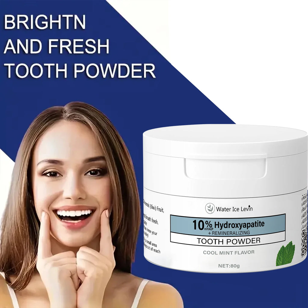 10% Hydroxyapatite Tooth Powder Remineralizing Teeth Whitening Polish