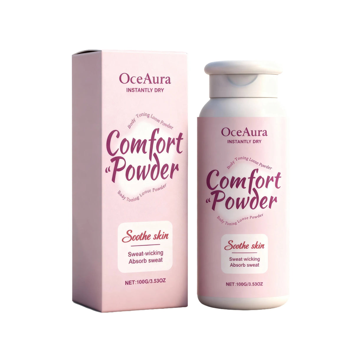 Sweat-Absorbing All-Over Body Powder for Cooling Comfort