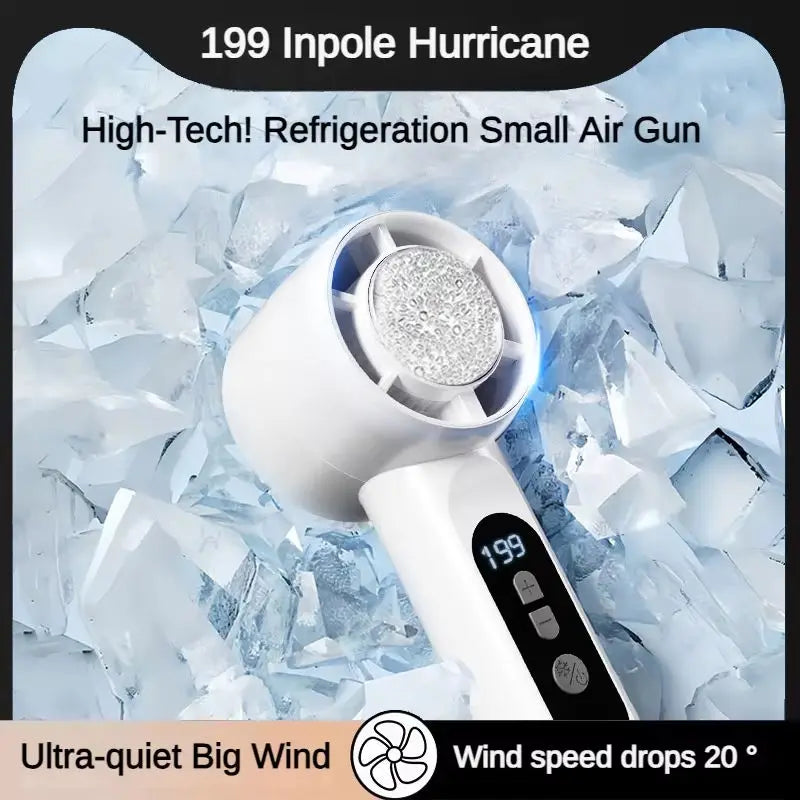 Rechargeable Ice Cooling Handheld Fan for Travel - 3