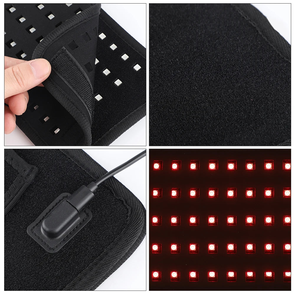Red Light Therapy Belt for Body Pain Relief and Skin Rejuvenation - 12
