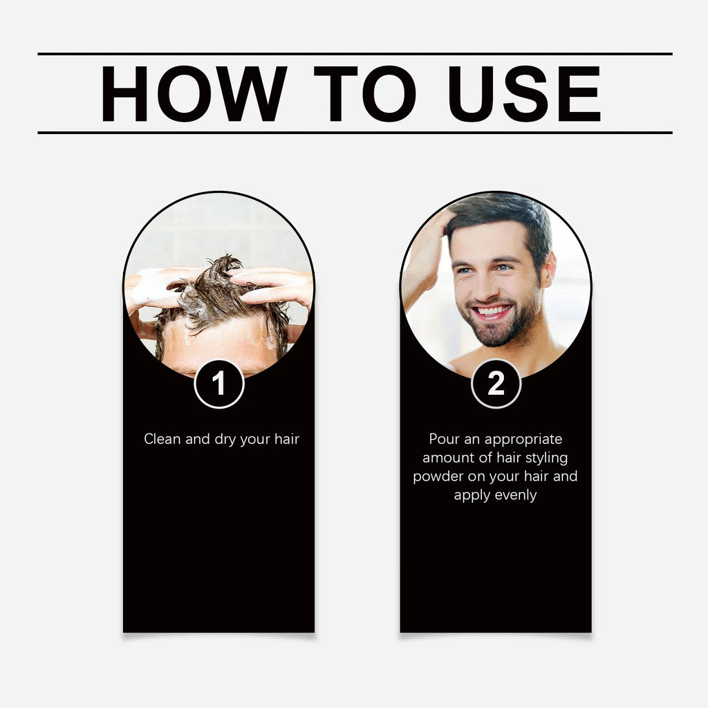 Meidian Hair Volumizing Powder Texture Styling Dust for Men