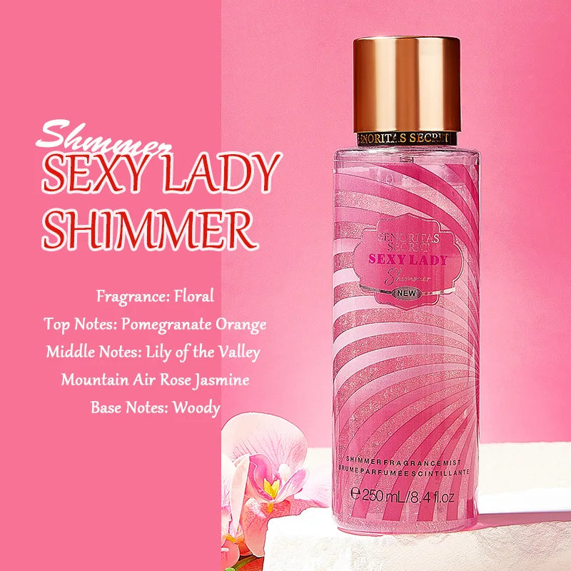Senoritas Secret Fragrance Body Spray Long Lasting Scent Deodorant 250ml