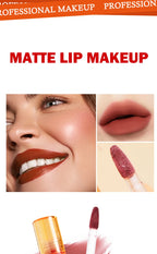 Matte Lip Gloss Waterproof Long Lasting Liquid Lipstick Berry Shades