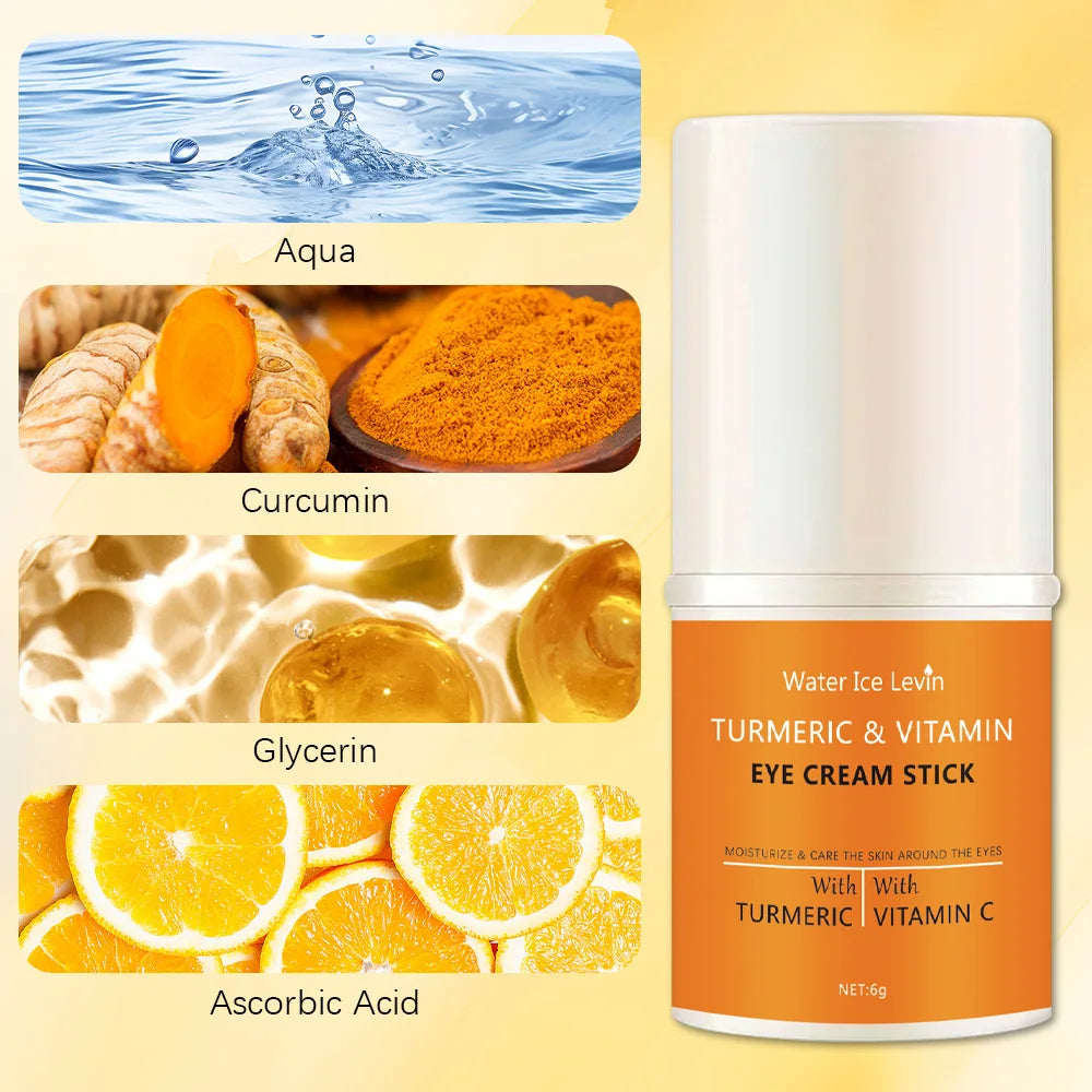 Turmeric Vitamin C Eye Cream Stick Dark Circle Corrector Eye Serum