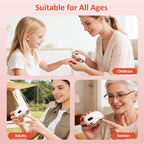 Automatic Electric Nail Clipper with LED Light for Kids and Adults