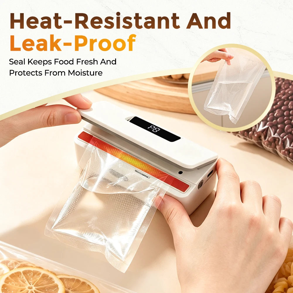 Portable Rechargeable Mini Bag Sealer with Cutter