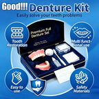 Full Mouth Cosmetic Denture Smile Set with Storage Case