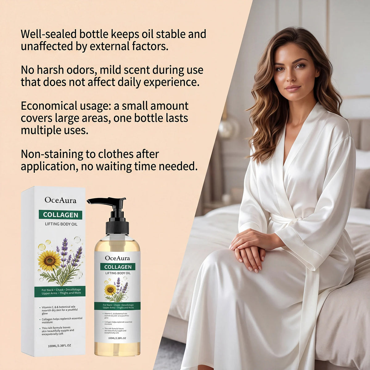 Collagen Nourishing Body Oil for Smooth Skin