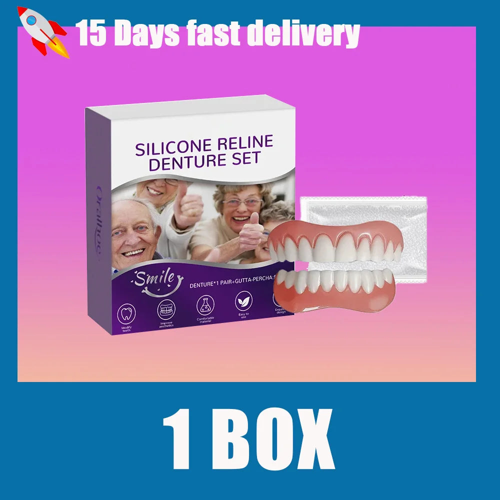 Silicone Denture Reline and Comfort Fit Set