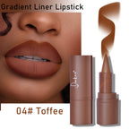 Matte Velvet Lip Liner Crayon for Long-Lasting Waterproof Makeup