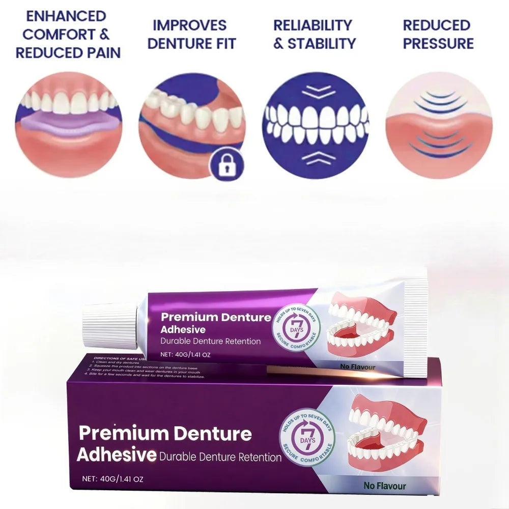 Long-Lasting Denture Adhesive Cream for Secure Hold - 6