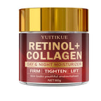 Retinol Collagen Anti Aging Cream Day Night Face Moisturizer 60g
