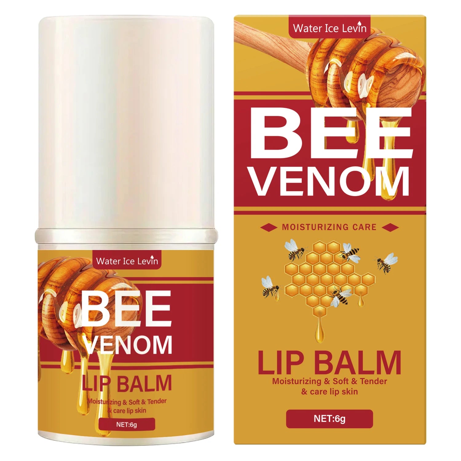 Bee Venom Lip Balm Hydrating Moisturizing Lip Care Treatment - 10