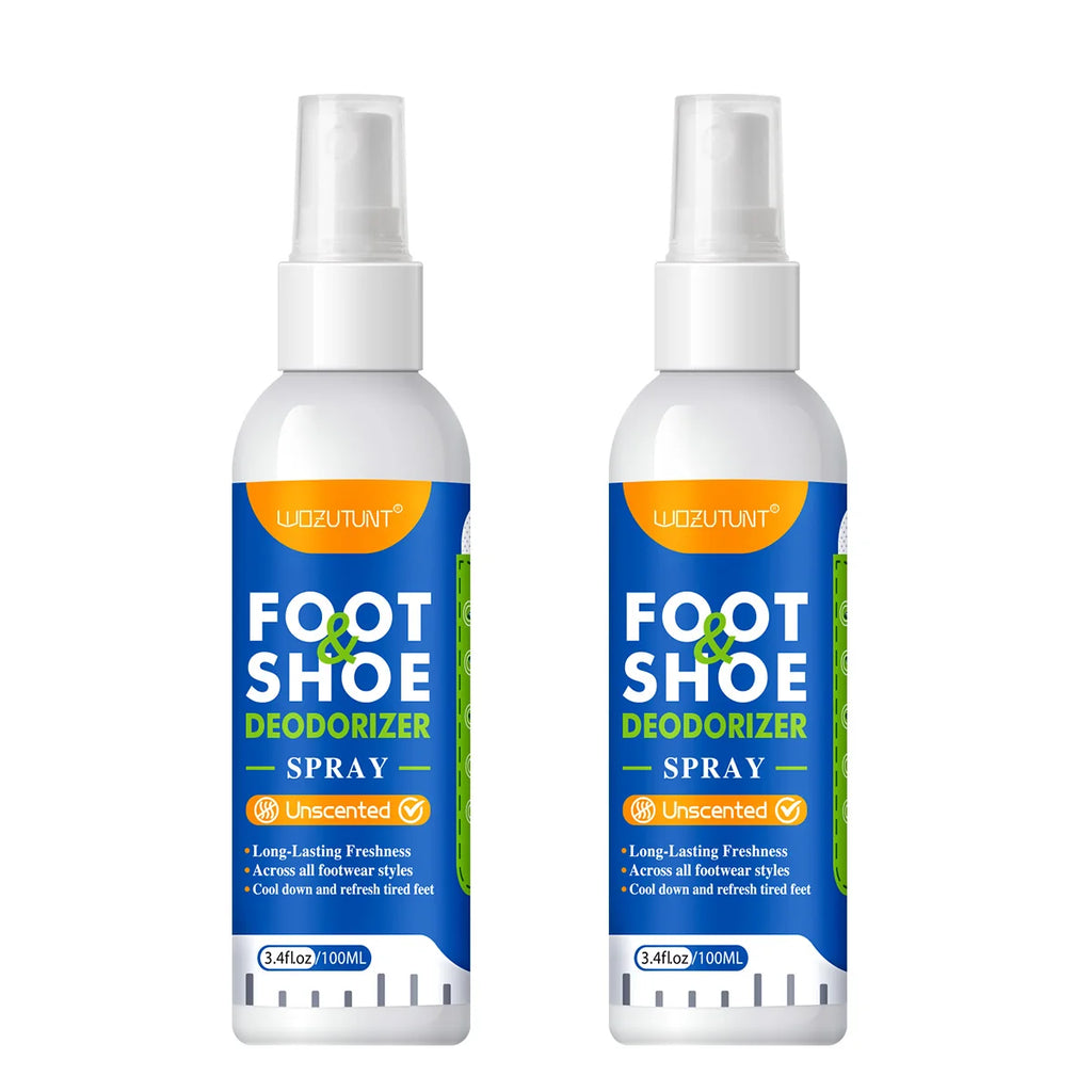 Foot and Shoe Deodorizer Spray 100ml Lemon Scent Odor Remover