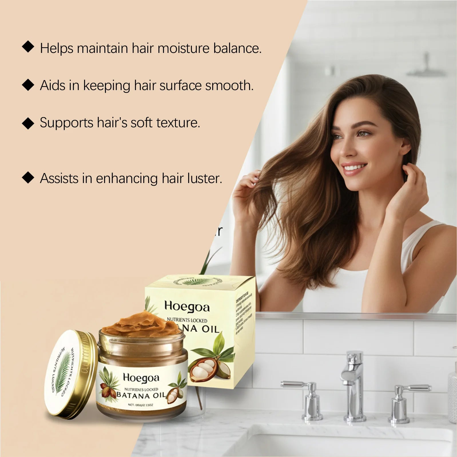 Raw Batana Oil Hair Mask Scalp Treatment 60g