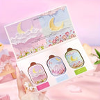 3pc Solid Floral Fragrance Cream Portable Perfume Balm Set