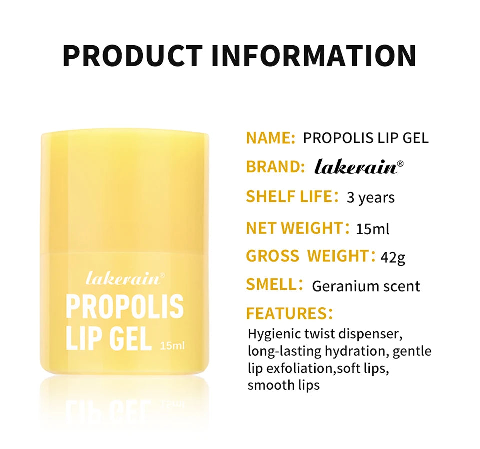 Propolis Hydrating Lip Gel for Dry and Chapped Lips - 15