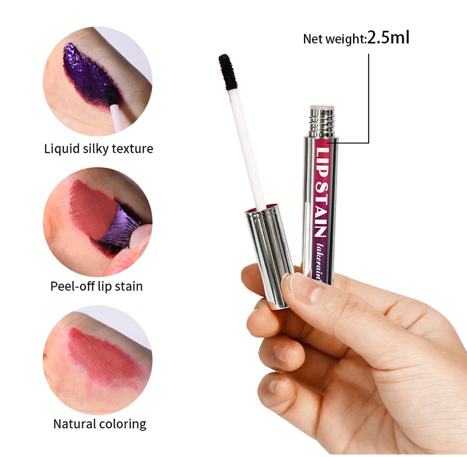 Peel-Off Long-Lasting Waterproof Lip Stain Tint