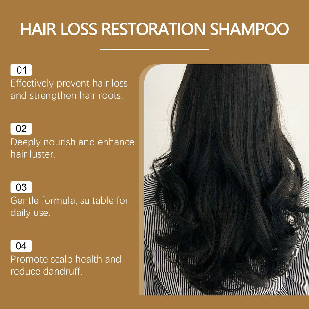 Anti Hair Loss Restoration Shampoo Nourishing Scalp Treatment 100ml