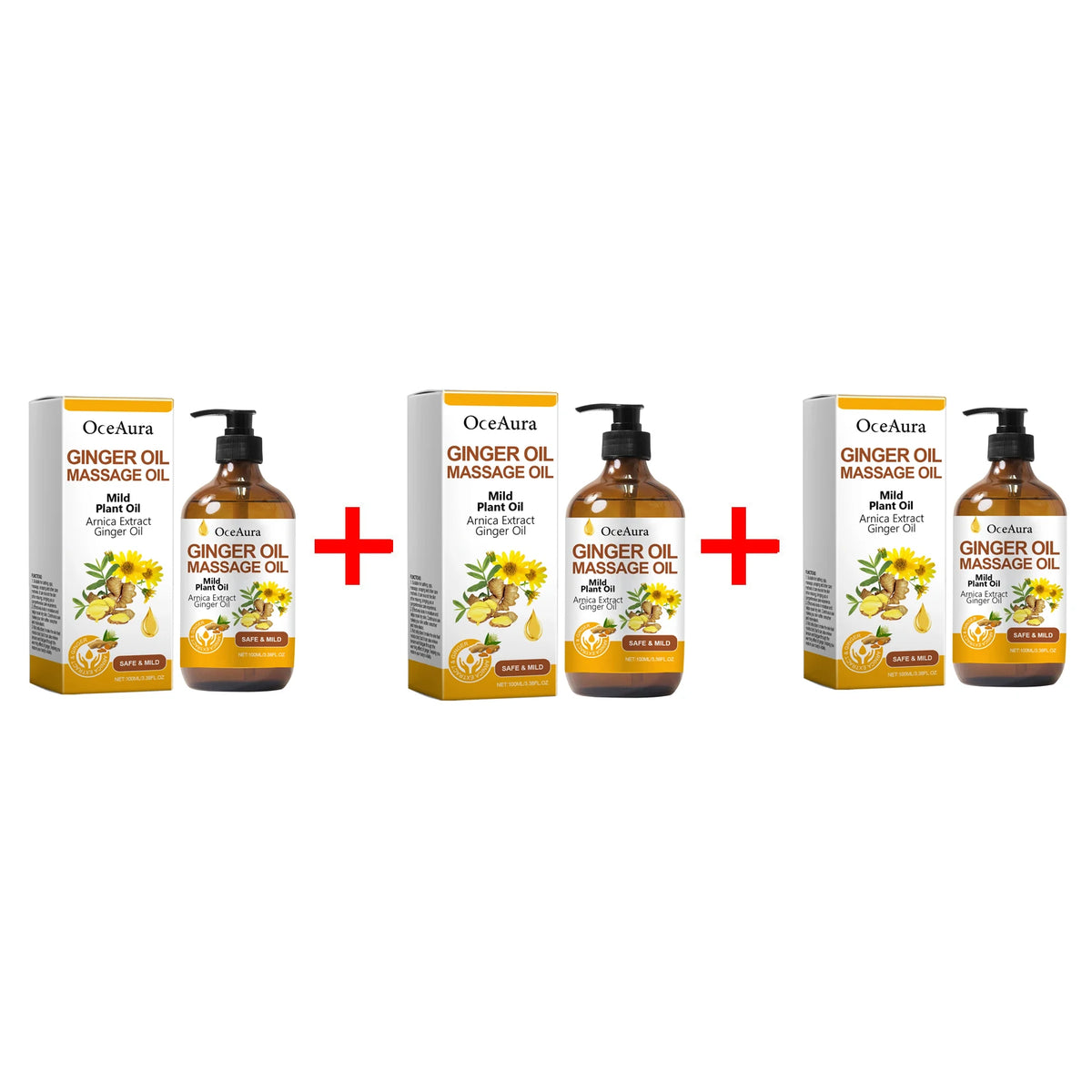 Ginger Massage Oil for Muscle Relief and Skin Nourishment