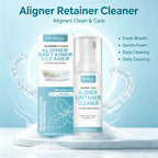Foaming Aligner and Retainer Cleaner for Fresh Breath