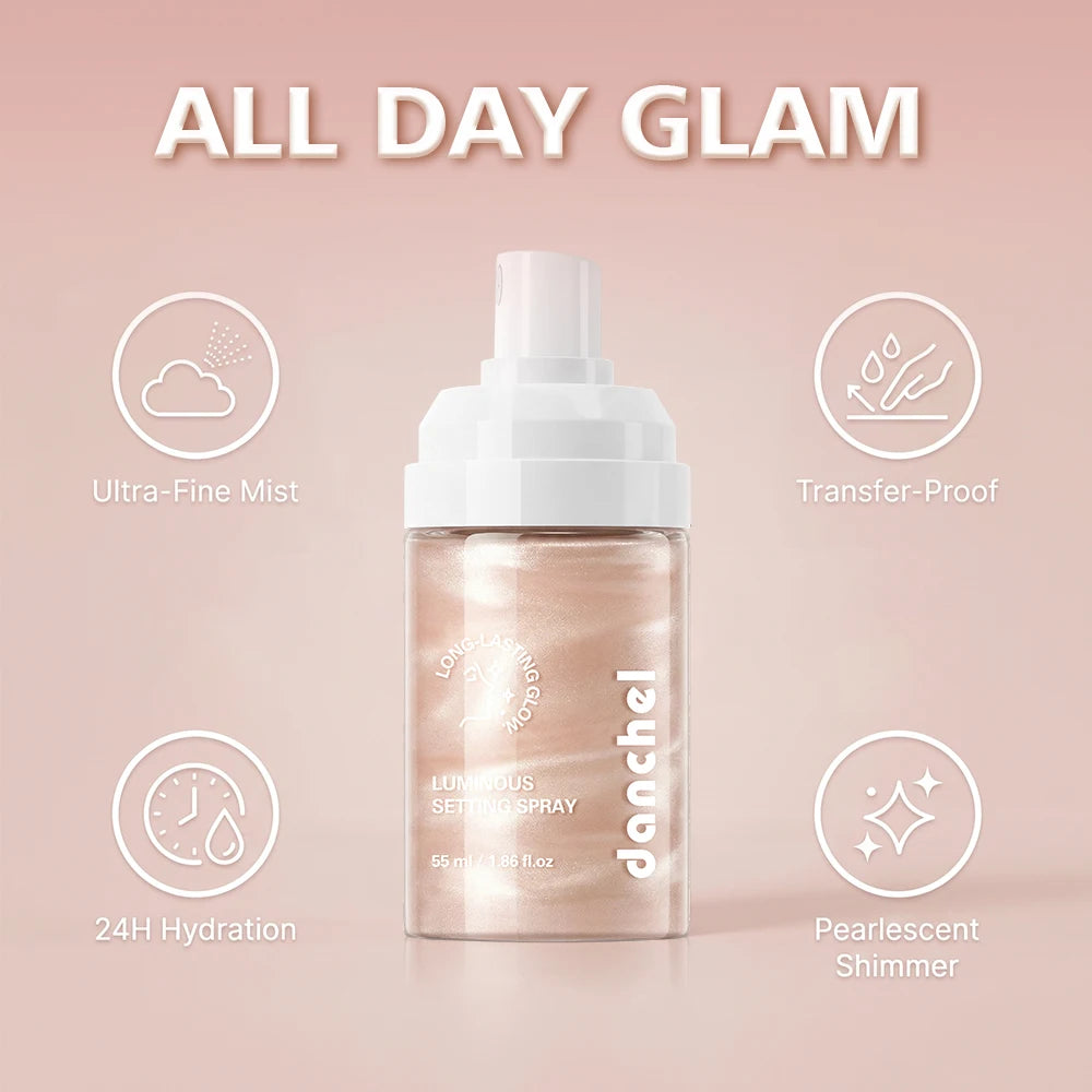 Luminous Setting Spray for Hydrating Dewy Makeup Finish