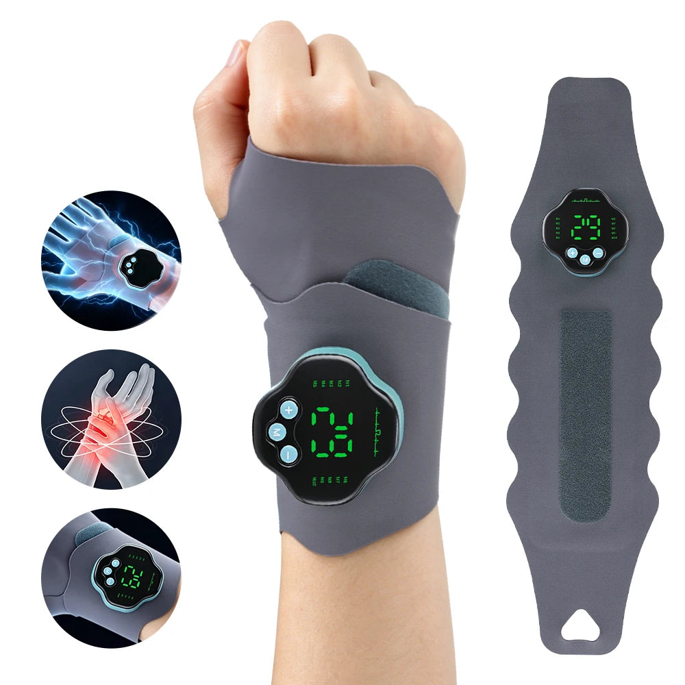 Electric Microcurrent Wrist Massager for Pain Relief - 1