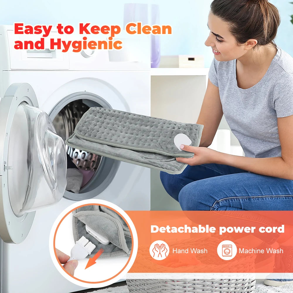 Electric Heated Foot Warmer with Adjustable Temperature and Timer