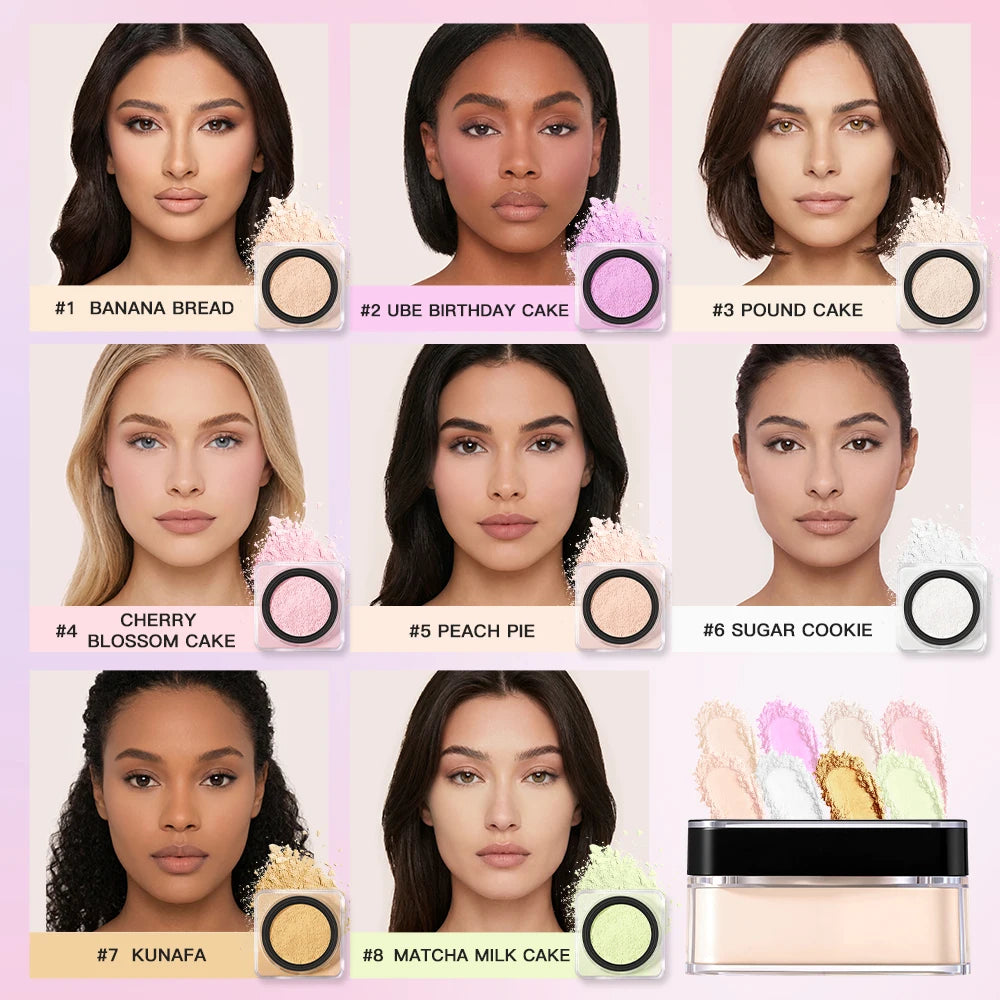 Matte Finish Loose Baking and Setting Powder