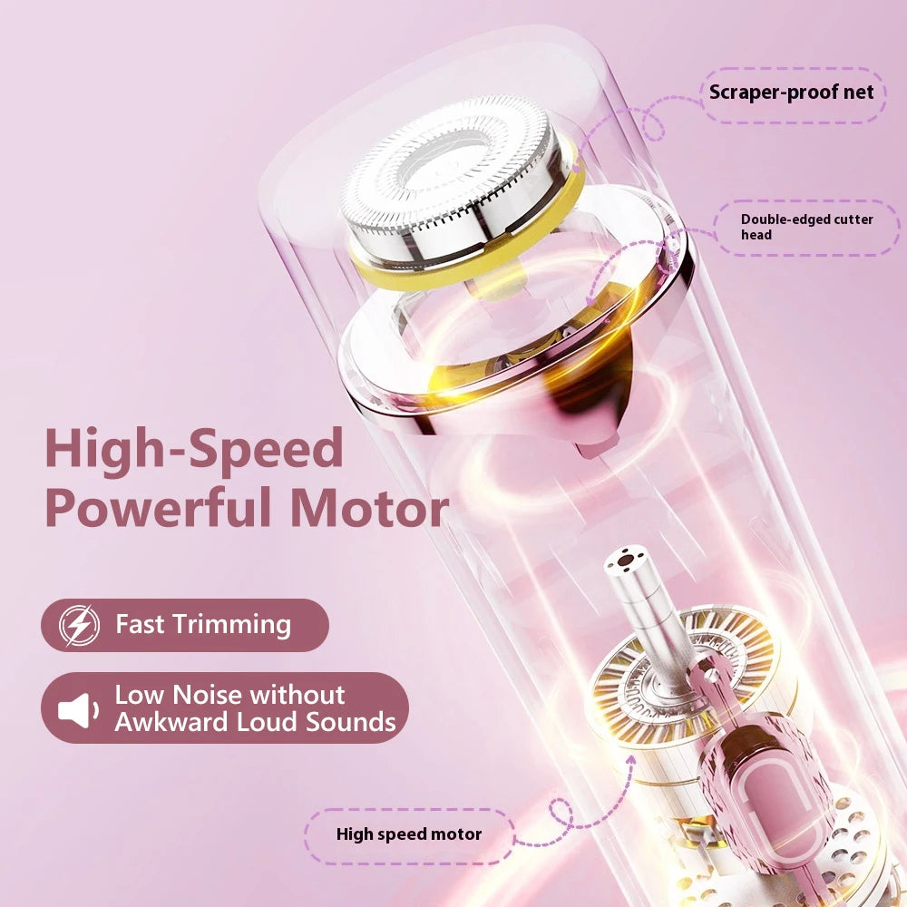 Dual-Head Electric Hair Trimmer for Women - 11