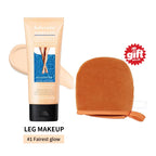 Waterproof Body Foundation and Leg Concealer with Applicator Glove