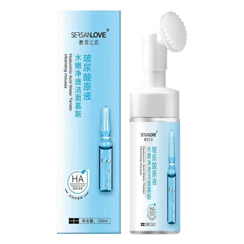 Amino Acid Facial Cleansing Mousse Deep Pore Foam Wash and Makeup Remover