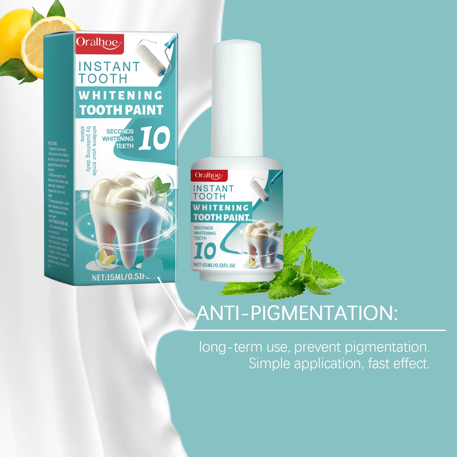 Instant Teeth Whitening Paint for Brighter Smile - 10