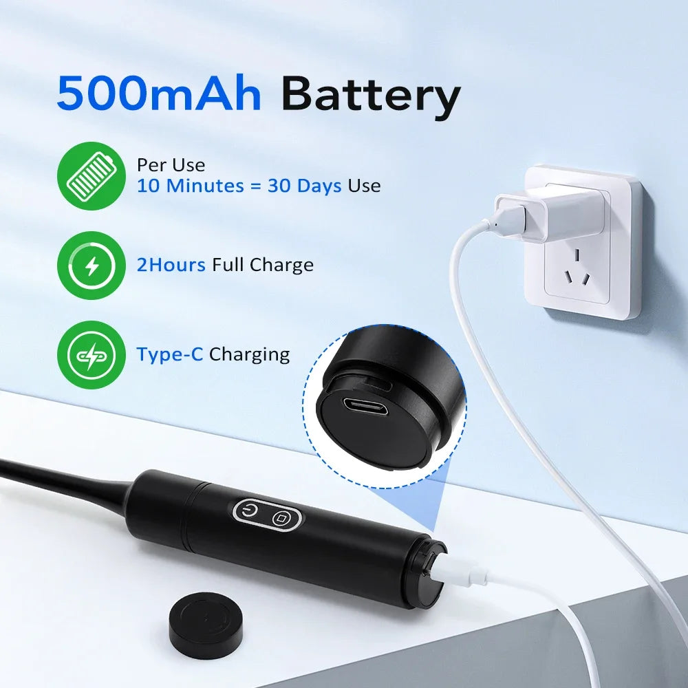 Electric Sonic Teeth Whitening and Plaque Removal Kit - 6