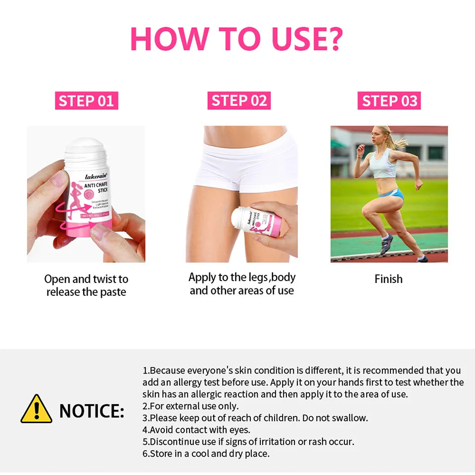 Anti-Chafing Friction Reduction Balm Stick - 15