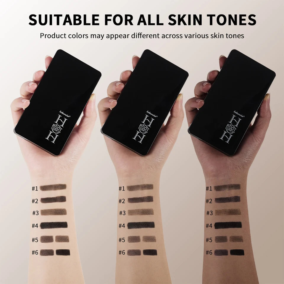 Instant Root Concealer Powder Palette for Gray Hair Coverage - 14