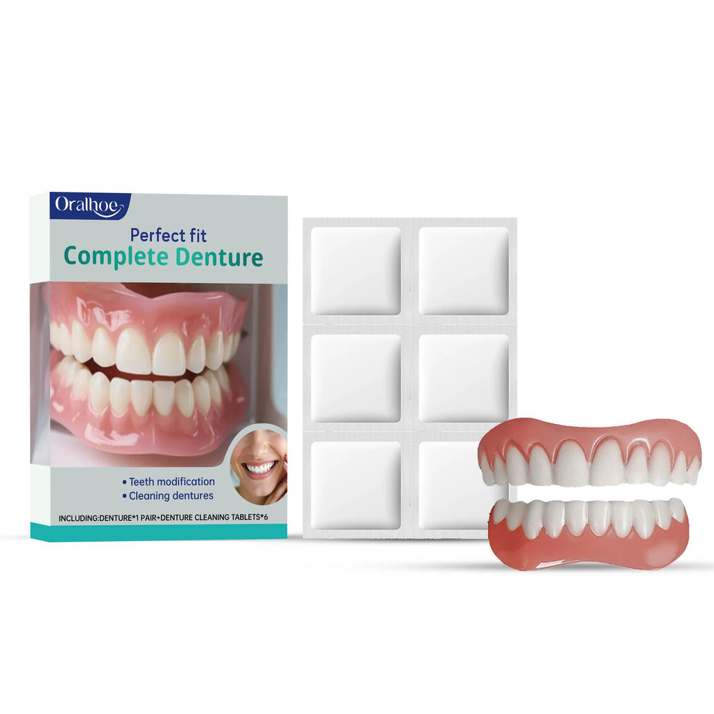Cosmetic Denture Kit for Missing or Stained Teeth