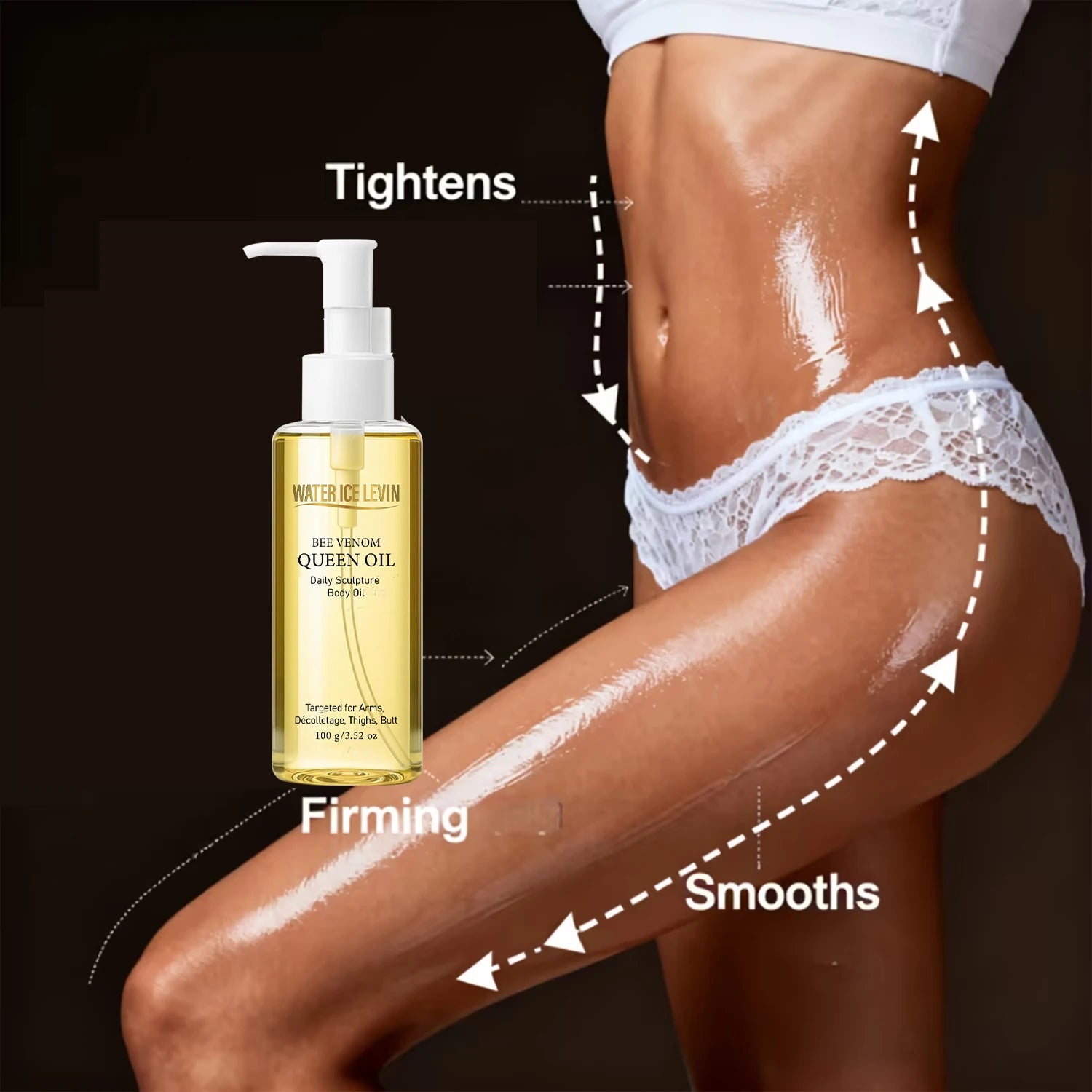 Bee Venom Body Oil Firming Sculpting Contouring Moisturizer 100g - 6