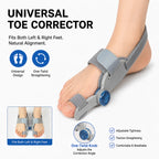 Adjustable Bunion Corrector and Toe Straightener Brace
